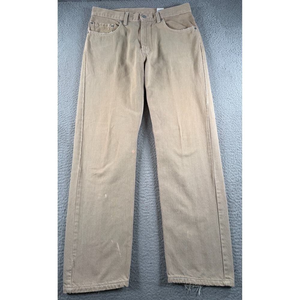 Vintage Levis Jeans Mens 33x30 Brown Denim 90s 505 Made in USA Grunge